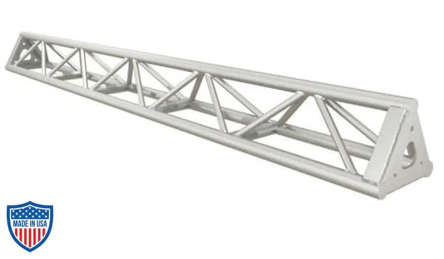 XSF 12-inch Protective Bolt Plate Triangle Truss for film grip and rigging in standard and custom lengths