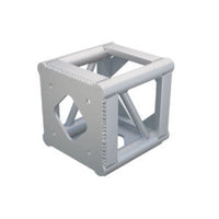 XSF Bolt Plate Corner Block for film grip and rigging, 12x18", 2" OD x 1/8" thick chords, 1" OD x 1/8" diagonals.