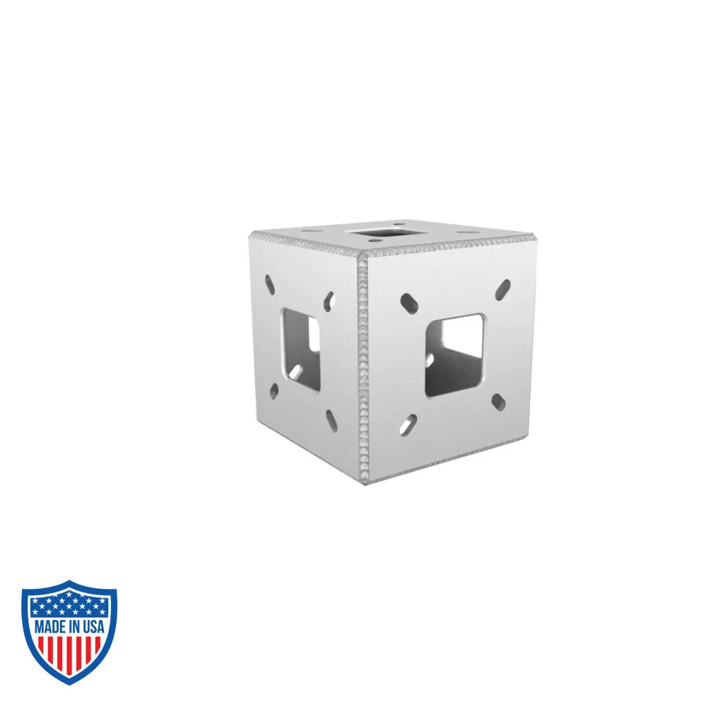 Xsf 12" X Bolt Plate Corner Block