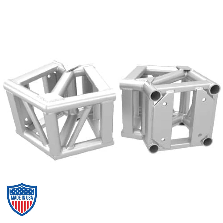 XSF 12" x 12" Bolt Plate Wedges for film grip rigging in truss structures