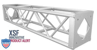 XSF 16-inch x 16-inch Protective Bolt Plate Utility Truss for film grip and rigging applications - aluminum truss with steel bolts