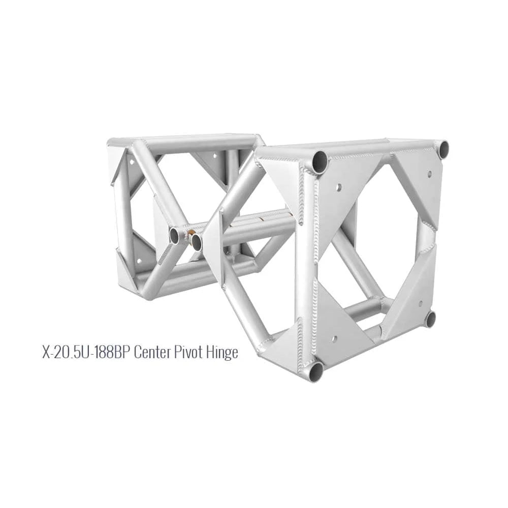 XSF 20.5" x 20.5" Aluminum Utility Truss with Center Pivot Hinge for film grip rigging