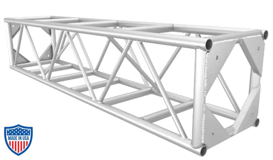 XSF 20.5-inch x 20.5-inch Bolt Plate Utility Truss for film grip and rigging applications, aluminum chords joined by steel bolts.