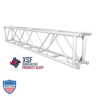 XSF 20.5" x 20.5" aluminum utility truss with fork end connections for film grip rigging applications