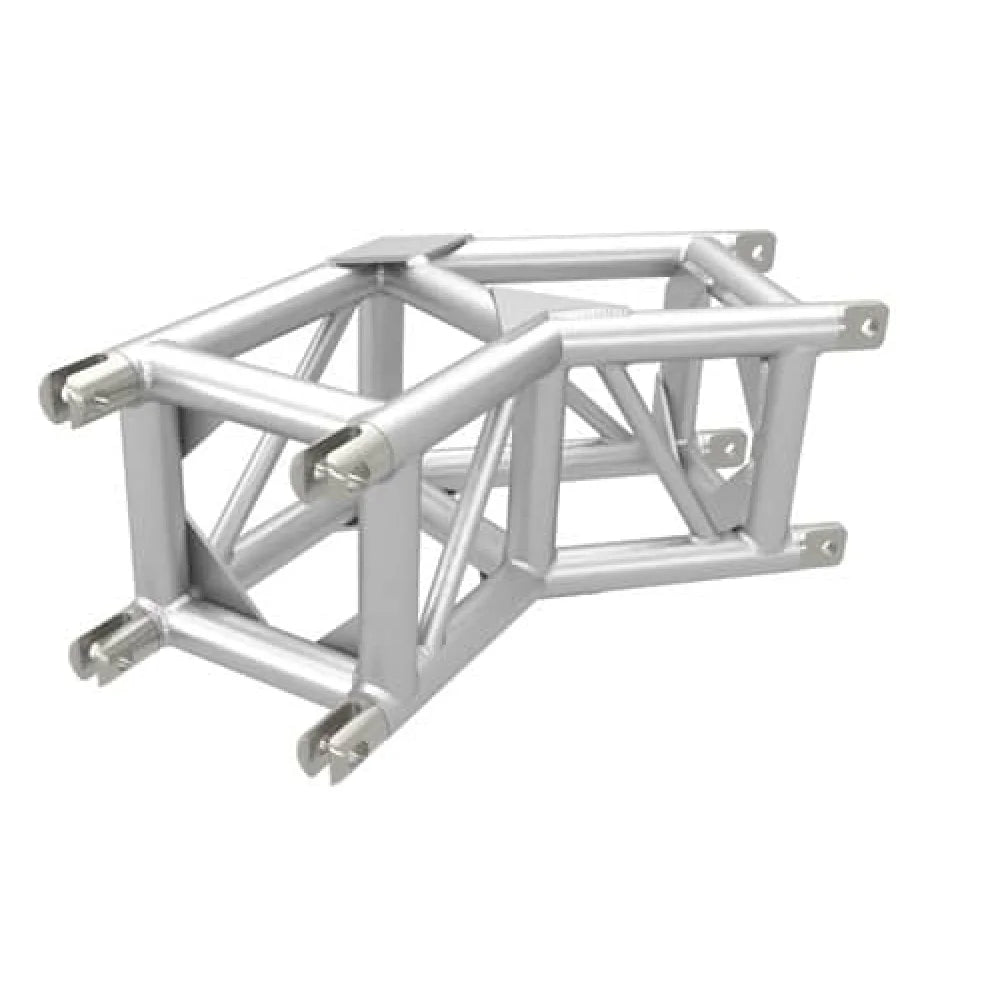 XSF 20.5" x 20.5" Bolt Plate Wedge for rigging in film and stage setups, compatible with Xtreme Structures and Fabrication's truss systems