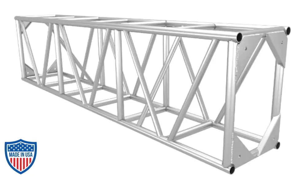 XSF 30x20.5-inch aluminum utility truss with steel fork end connections for film grip rigging και building stages.