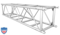 XSF 30-inch x 30-inch aluminum utility truss with fork end connections for film grip rigging, standard and custom lengths available.