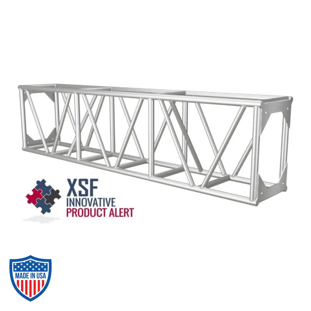 30" x 20.5" Bolt Plate Utility Truss by XSF with steel bolts, ideal for film, grip, and rigging, fabricated by AWS welders in the USA