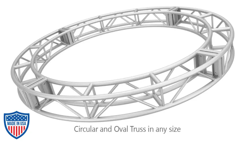 Circular and oval truss for film grip rigging in various sizes