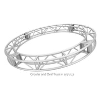 Circular and oval truss for film grip rigging in various sizes