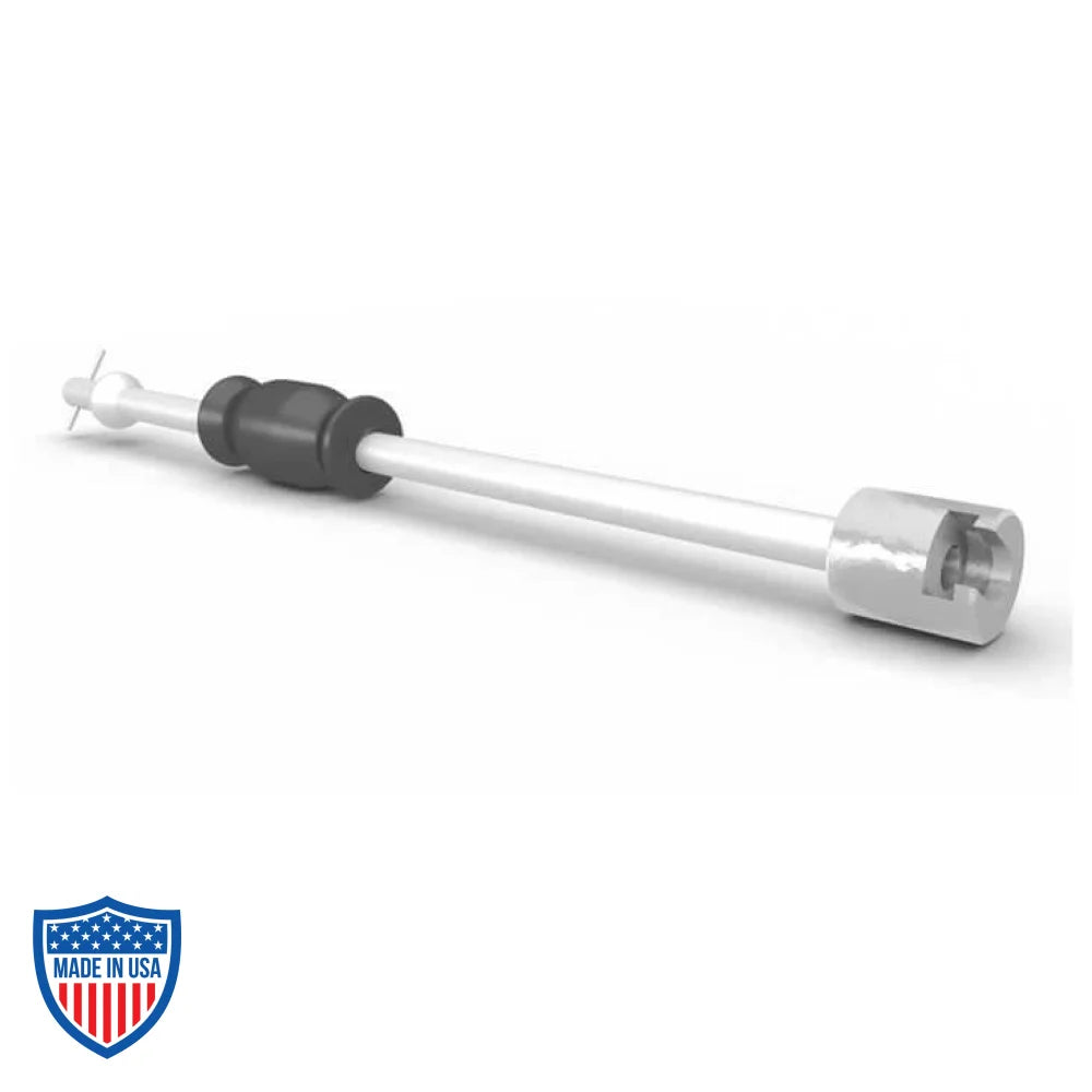 XSF Pin Puller for easy clevis pin removal in film grip rigging, durable weighted handle design for ¾” clevis pins in spigot truss.