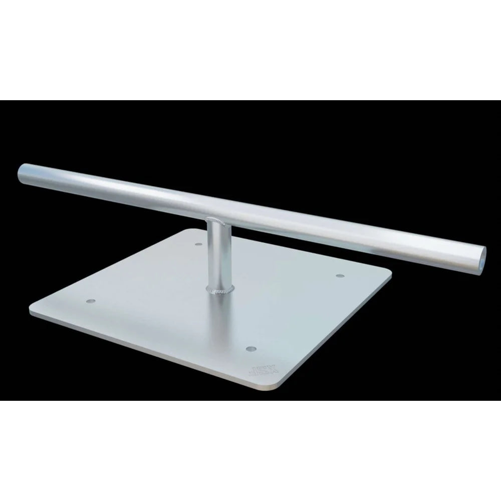 XSF Truss T-Topper lighting mount for film grip rigging. Aluminum construction fits XSF Utility bolt plate truss for versatile mounting.