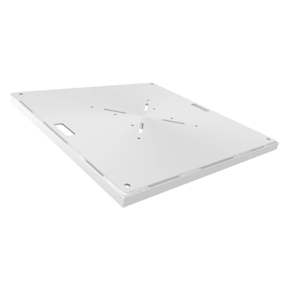 XSF Universal Raw Aluminum Baseplate for film grip and rigging temporary structures.