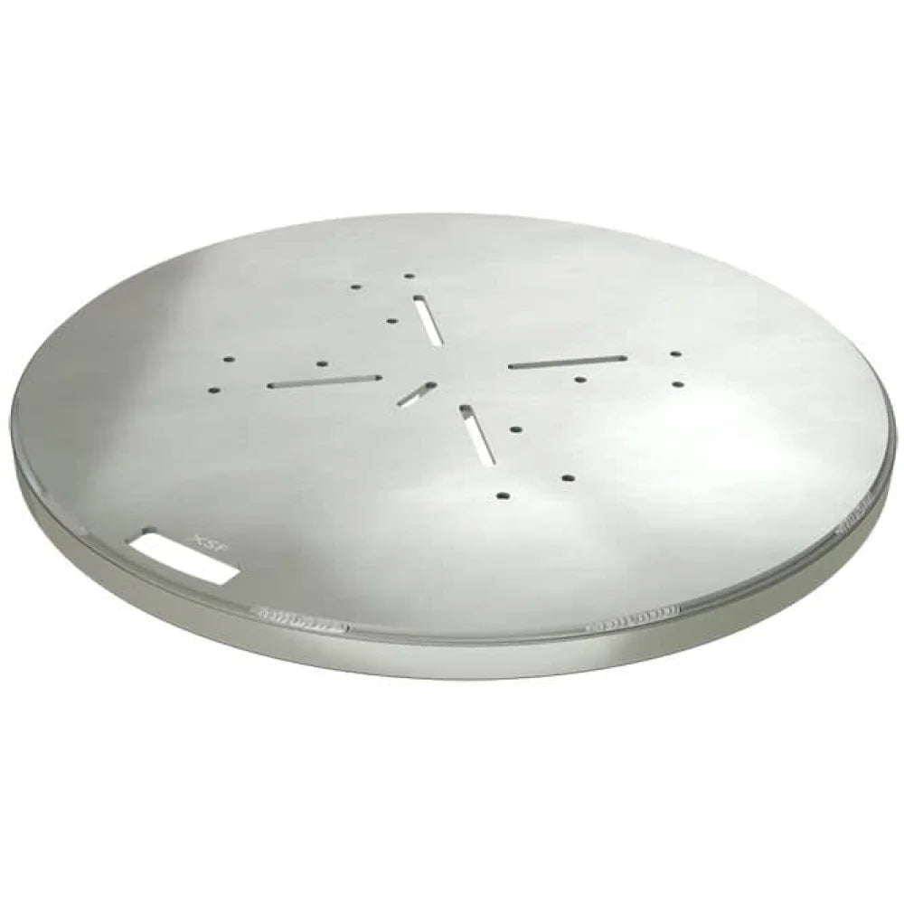 XSF Universal Raw Aluminum Baseplate for film grip and rigging - essential for stable support in temporary outdoor structures