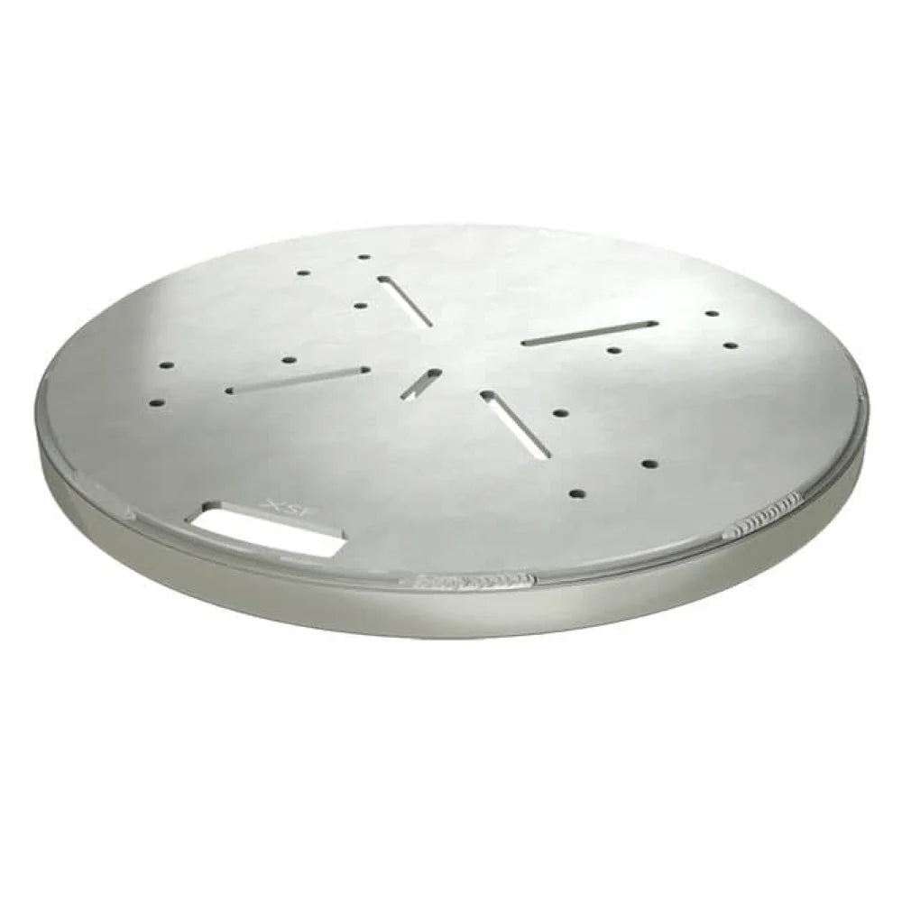 XSF Universal Raw Aluminum Baseplate for film grip and rigging applications providing stable support for temporary structures.