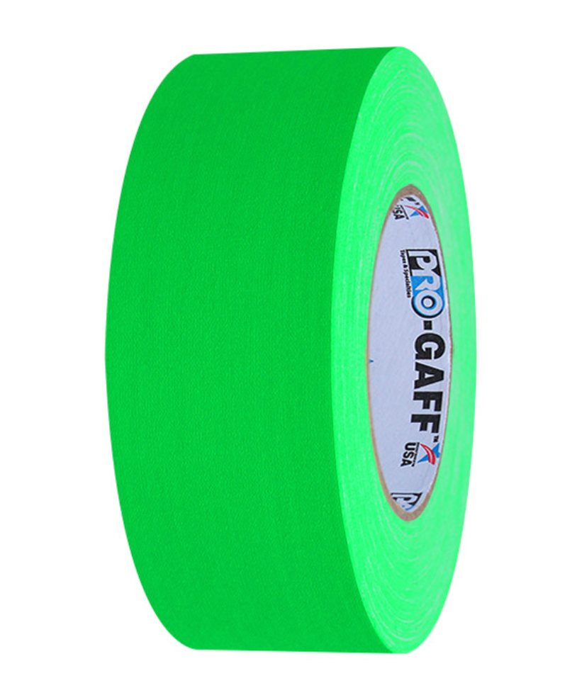 Pro Tapes® 2-inch Fluorescent Green Pro Gaff®