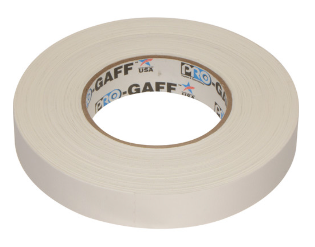 Pro Tapes® 1-inch White Pro Gaff®