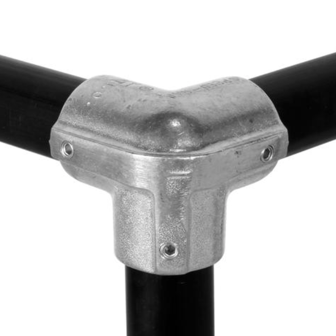 Hollaender® 1-1/2-inch 3 Way Corner Speed-Rail® Fitting #9-8