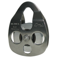 CMI 2-3/8-inch Split Stainless Side Aluminum Sheave Ball Bearing Pulley RP104BB