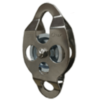 CMI 2-3/8-inch Split Stainless Side Aluminum Sheave Pulley with Becket RP105