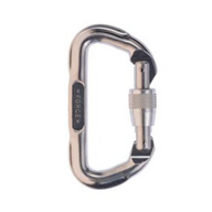 CMI Aluminum -inchD-inch Locking Gate Carabiner
