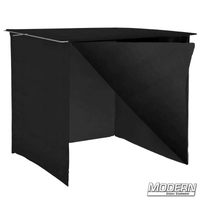 48" x 48" 4-Sided Solid Floppy with stainless steel frame, commando cloth cover, and velcro sides, for film grip and rigging use.