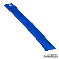 Modern blue 12-inch Marker for film grip and rigging, made of durable Cordura 1000 fabric.