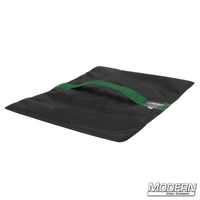 Flyaway Sandbag 15 lbs with green velcro closure for film grip rigging