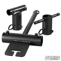 Pipe Boom Kit for 1-1/4-inch Speed-Rail® - Black Zinc for film grip and rigging. Includes ear with center post and rear receiver.