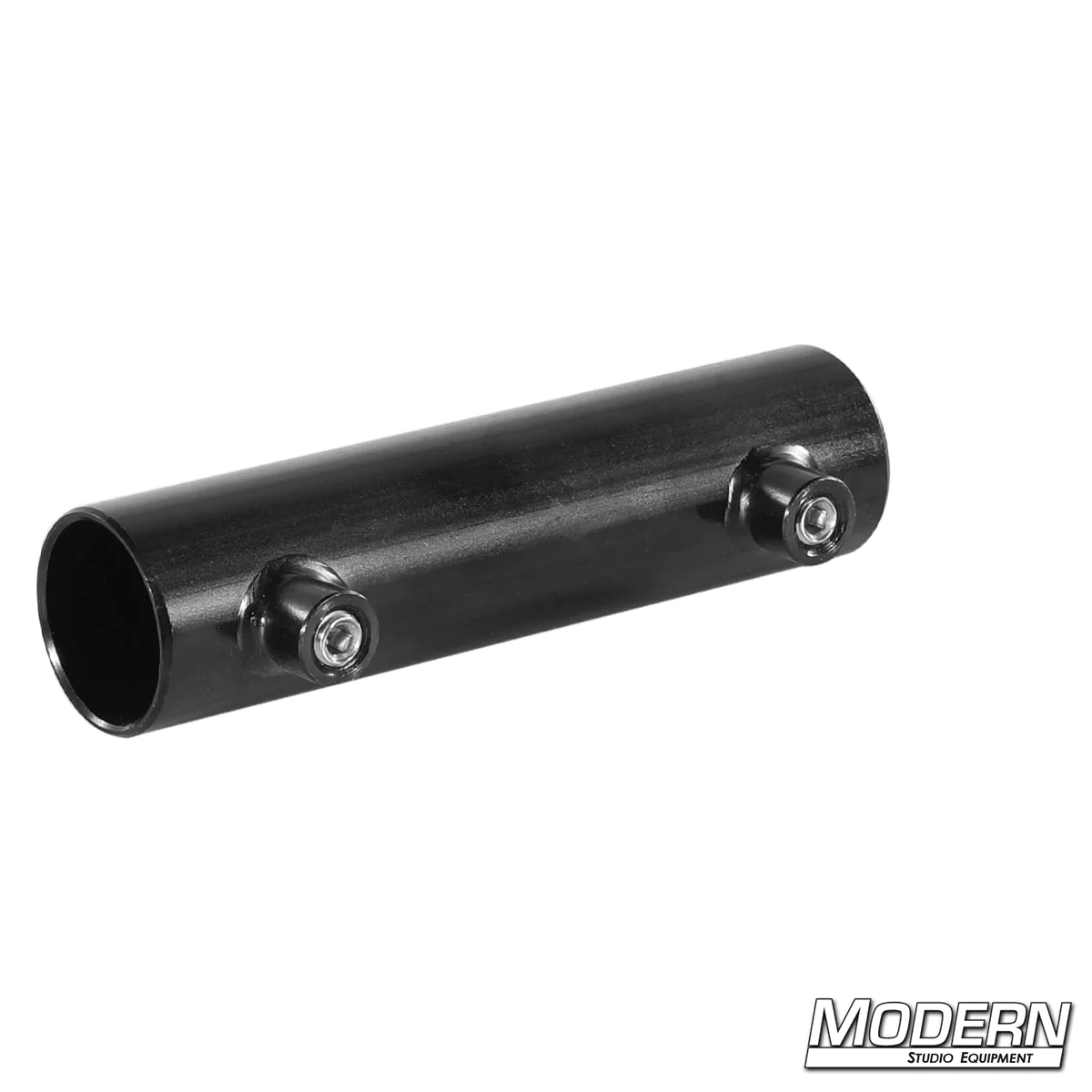 Sleeve for 1-inch Round Pipe - Black Zinc with Set Screws