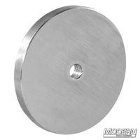 3-1/2-inch aluminum washer with 3/8-inch hole, 1/2-inch thick, ideal for film grip and rigging.