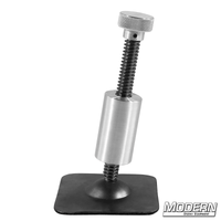 Black Zinc Screw Jack to 1-1/2-inch Speed-Rail® Fitting Starter for film grip rigging.