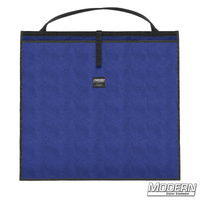 Modern Scrim Bag for 32-inch lighting scrims, made with Cordura 1000, featuring a stainless steel rod for shape retention. Film grip rigging