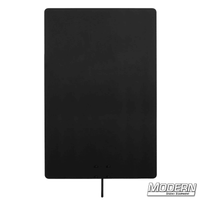 Powder-coated black aluminum sheet with frame, ideal for film grip and rigging applications.