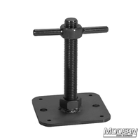 Black zinc screw jack for Speed-Rail Wallspreader (1-1/4" & 1-1/2"), essential for film grip and rigging tasks.