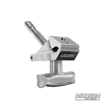 Die cast aluminum Big Bite Baby clamp with positional 5/8" baby pin, ideal for film grip and rigging tasks.