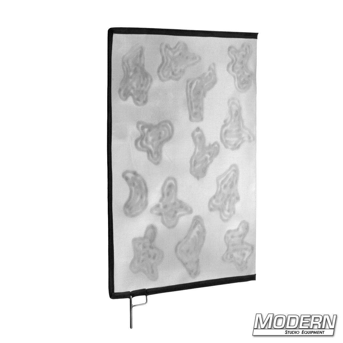 Celo Cucoloris screen glass with cucoloris pattern for creating shadow patterns, ideal for film grip and rigging setups.