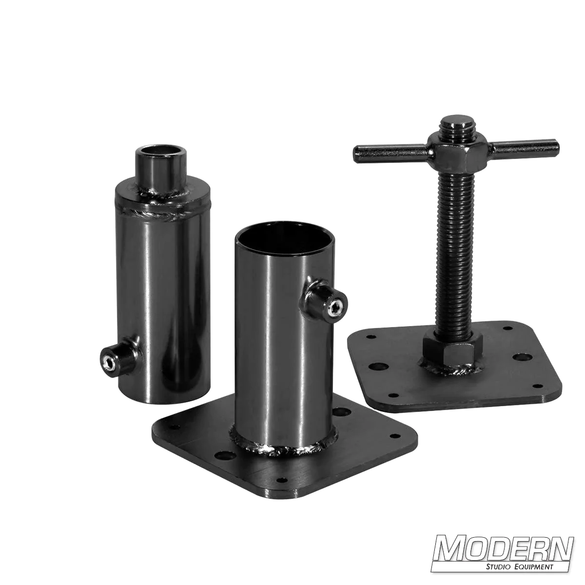 Speed-Rail® Wall Spreader for 1-1/2-inch - Black Zinc with Set Screws