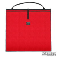 Modern Studio Equipment red Scrim Bag for 32” used for organizing lighting scrims in film grip rigging setups.