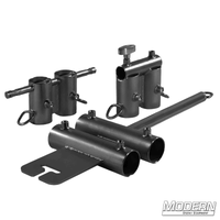 Wide Over and Under Boom Kit for 1-1/2-inch Speed-Rail® in Black Zinc for film grip and rigging equipment setup