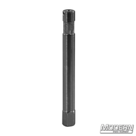 6-inch Steel Baby Pin with 3/8-inch Female Thread - Black Zinc