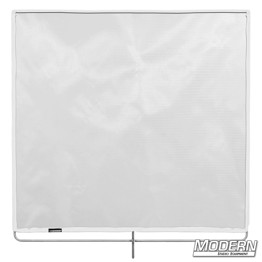 Silent 1/2 Grid Cloth 48" x 48" stainless frame with 2 stop material for diffusing direct light sources in film grip and rigging setups