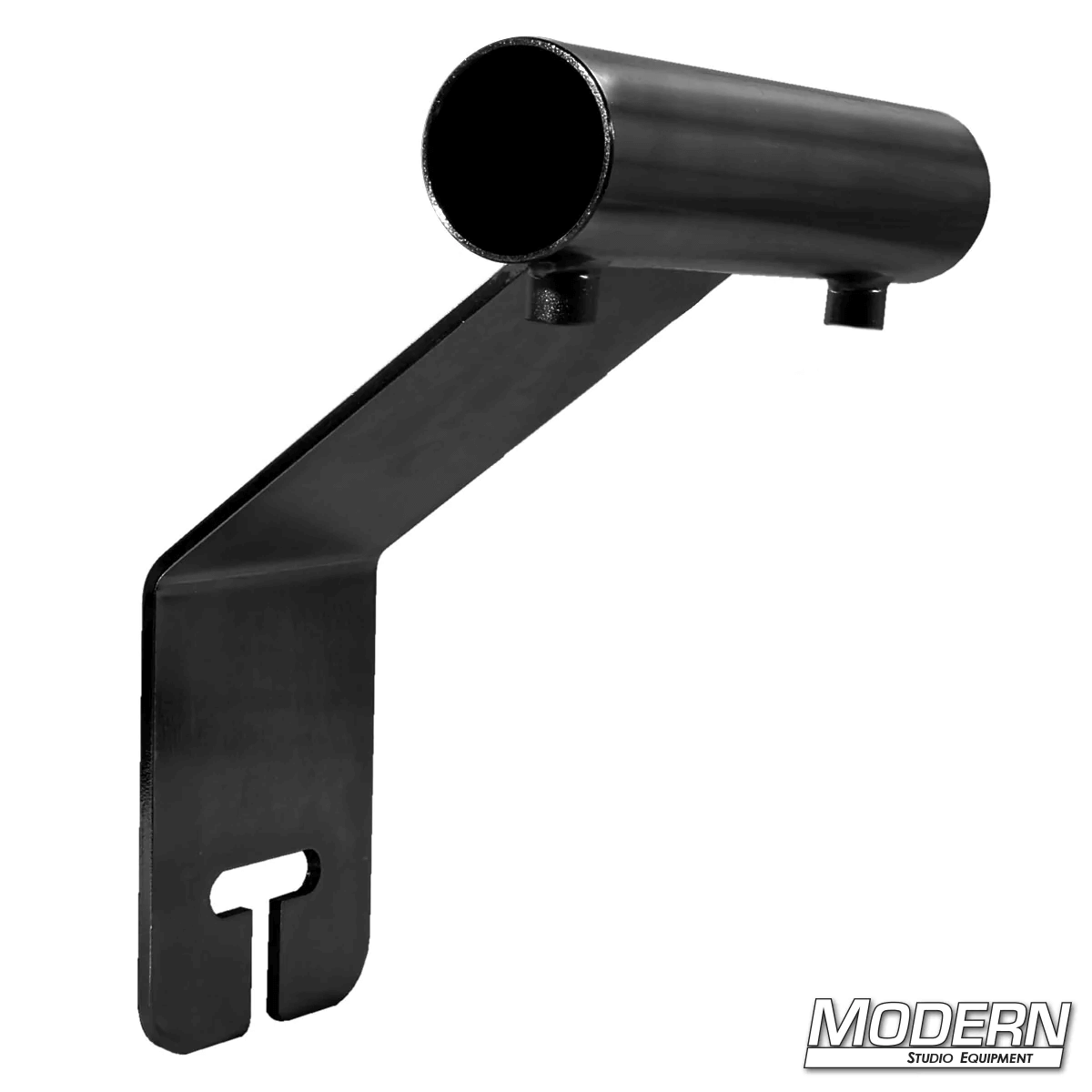 Offset Ear for 1-1/4-inch Speed-Rail® in Black Zinc with Set Screws for Film Grip Rigging, Adapts 1.25" Aluminum to Gobo/Grip Head