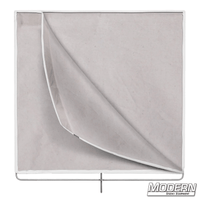 36-inch x 36-inch unbleached muslin floppy for film grip and rigging