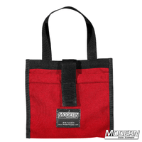 Modern Scrim Bag for 6-1/2" made of Cordura 1000 with a stainless steel rod, used for organizing film grip and rigging equipment.