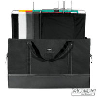 24"x36" On The Go Scrim Set for film rigging includes single, double, silk, solid, solid floppy, and flag bag in black.