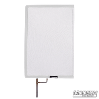 White Single Scrim with stainless steel frame for film grip rigging. Reduces lighting by 0.5 stop, adding bounce without altering color temperature.