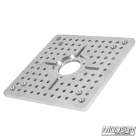 Mitchell Cheese Plate 12x12x1/2 inch 6061 aluminum for film grip and rigging by Modern Studio Equipment