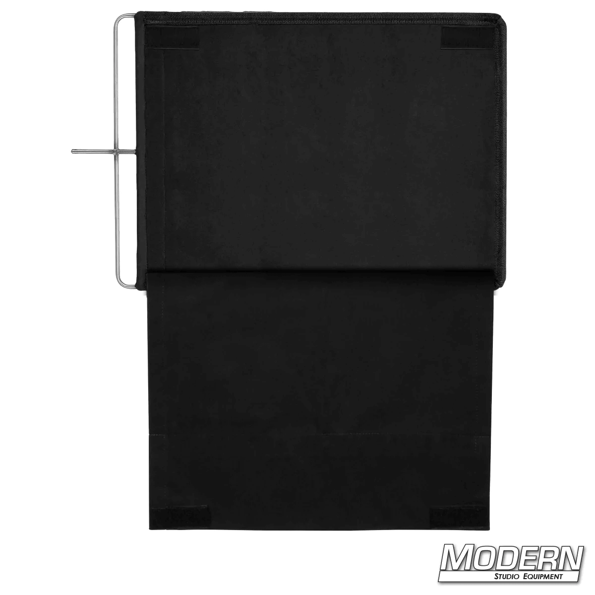 24-inch x 36-inch stainless steel frame covered with 16 oz. Commando cloth Floppy for film grip and rigging