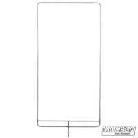 Uncovered stainless frame for flag or cutter, ideal for film grip rigging by Modern Studio Equipment.